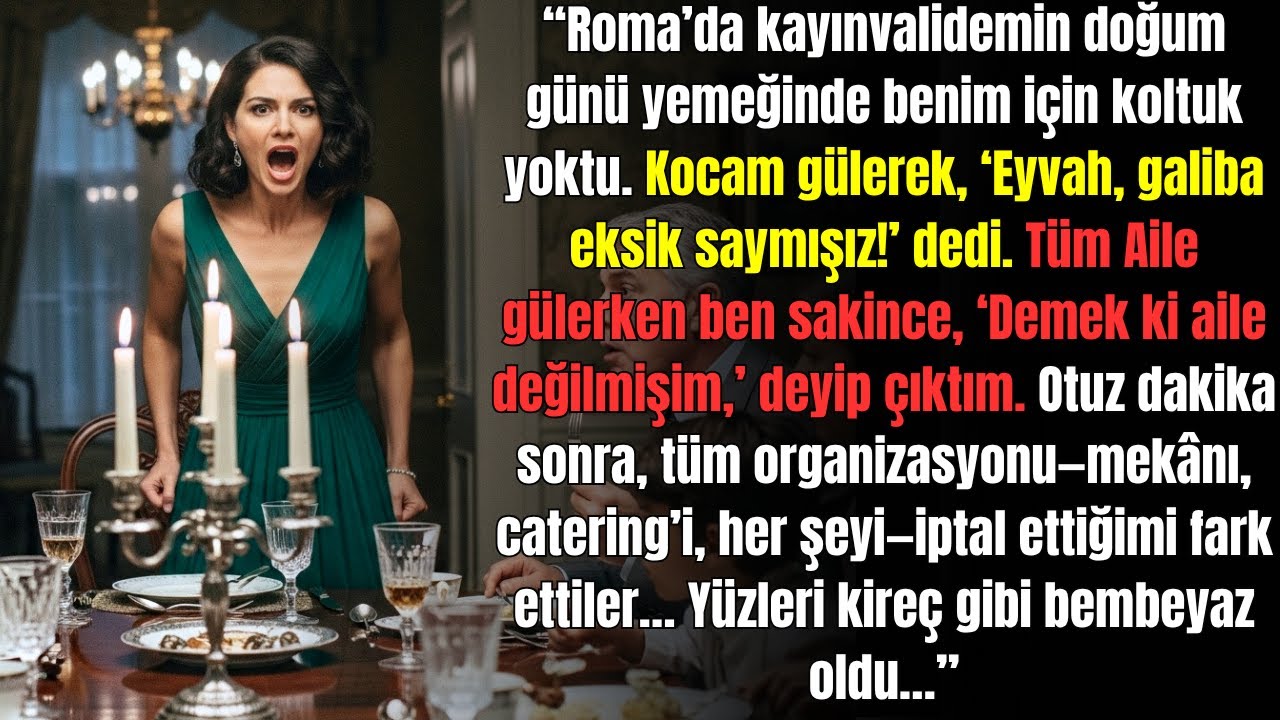Kayınvalidemin doğum günü yemeğini, beni dışladıkları için iptal ettim – İntikam tatlıydı