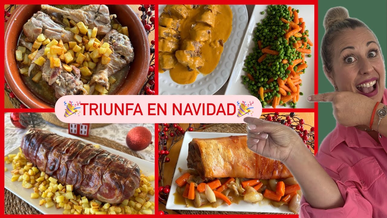 5 RECETAS de CARNE para la COMIDA o CENA de NAVIDAD. Prepáralas con ANTELACIÓN👍🏻