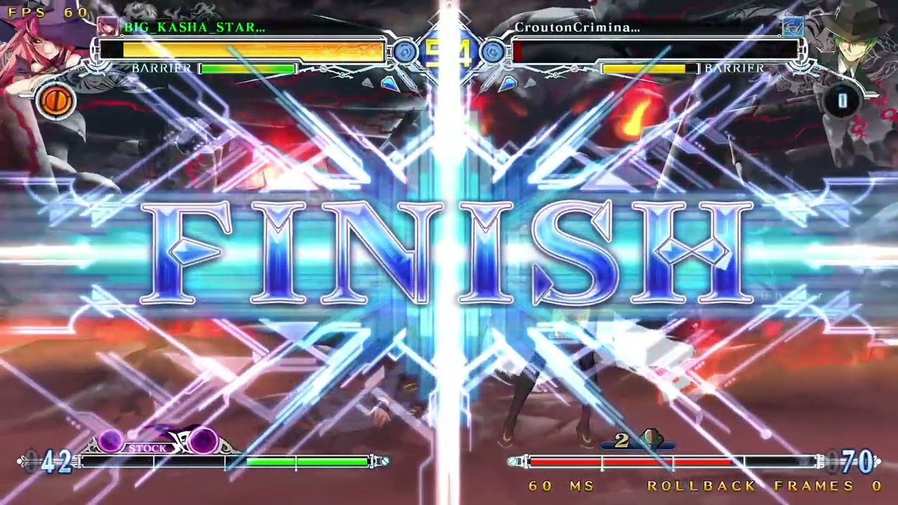 BBCF 2.0 - Kasha (Nine) vs. CroutonCriminal (Hazama) #3