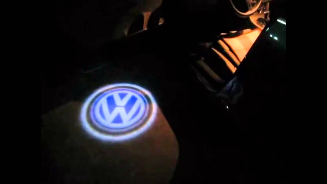 Подсветка двери с логотипом Фольксваген - logo VW