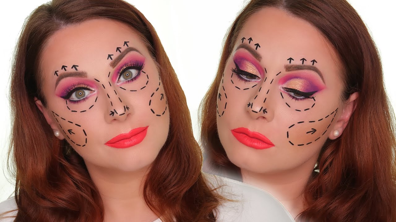 The Plastic Surgery Addict - Quick Halloween Makeup Look