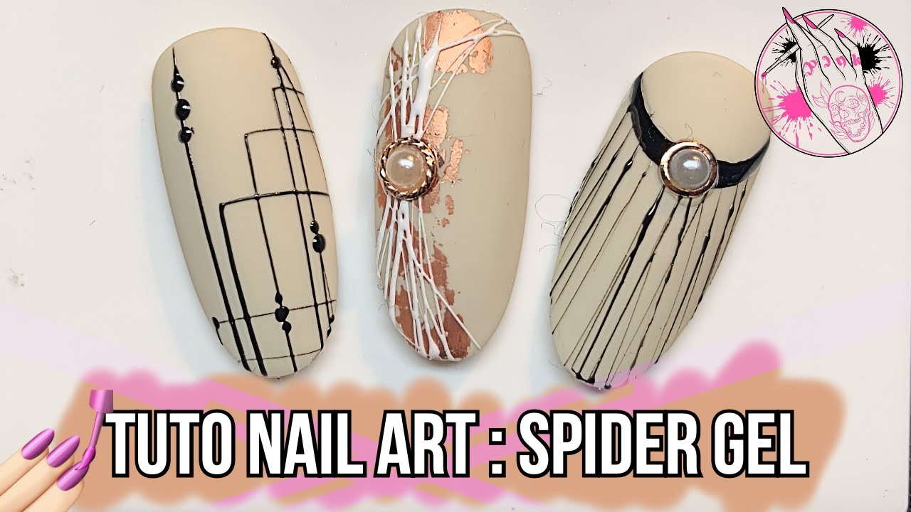 4 NAIL ART AU SPIDER GEL FACILE ET RAPIDE ! 👈🏻 😱