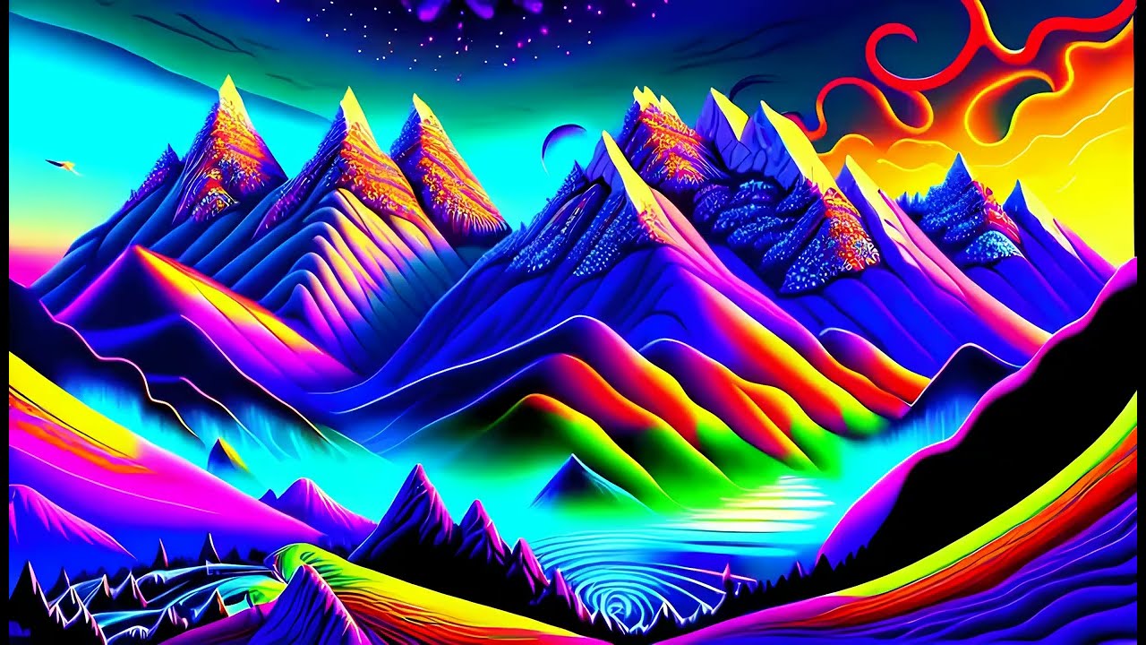 Darude - Sandstorm Animation: Psychedelic - AI Trippy Animation 4K
