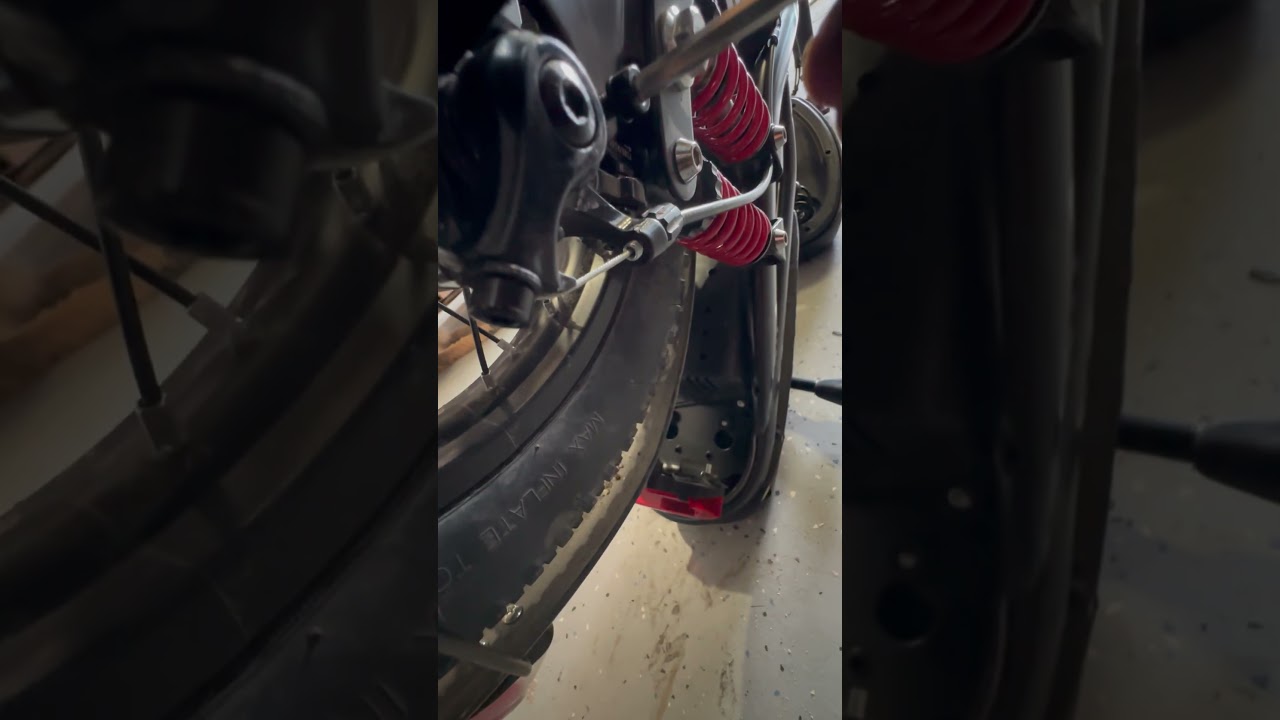 Tomo free folding electric bike back tire change (rare video topic)