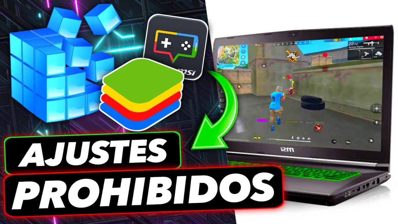 BRUTAL!! 🚨AJUSTES PROHIBIDOS Y COMPLETOS para BLUESTACKS Y MSI!!! 🔥Como CONFIGURAR Bluestacks 2025