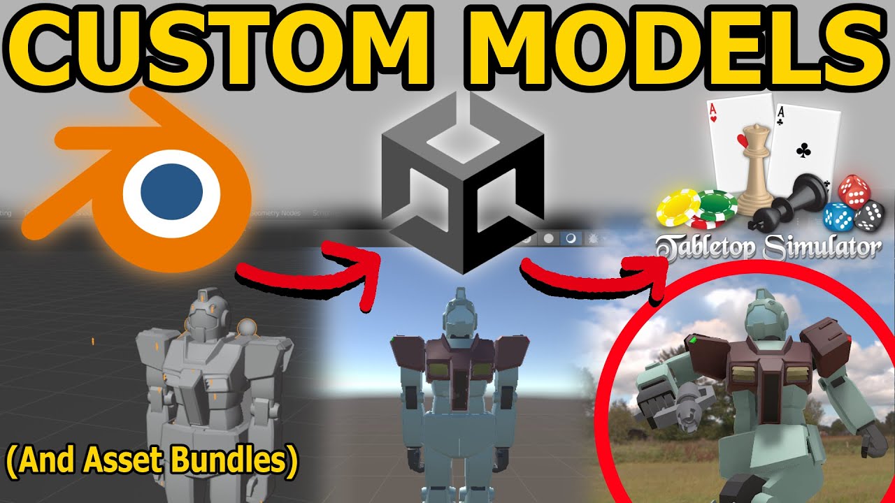 Tabletop Simulator Custom Models (And Asset Bundles) Tutorial!