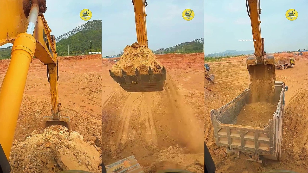 How To Excavators Load Soil Onto Trucks Professionally P1620