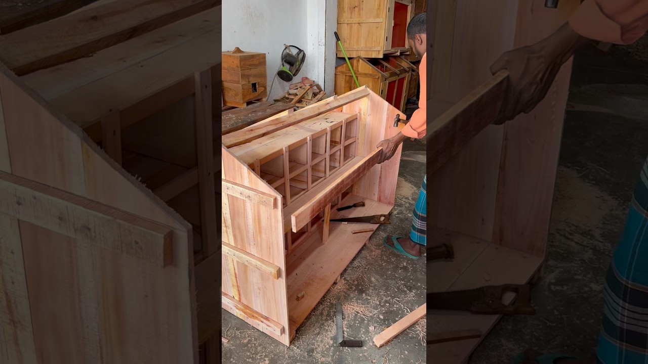 Making a pigeon house #pigeonhouse #woodworking #pet