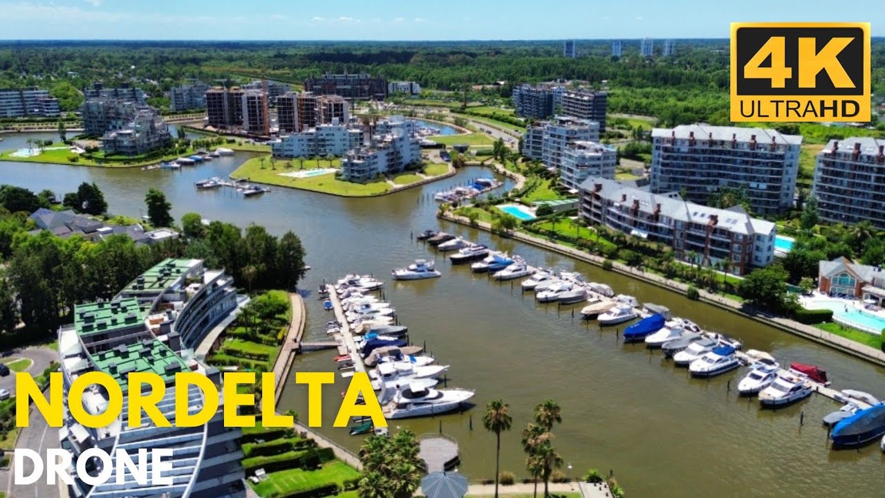 【4K】DRONE Volando desde las Alturas sobre NORDELTA en TIGRE