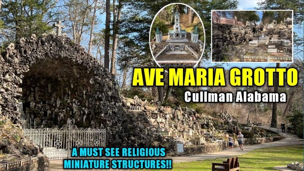 Let's Explore Ave Maria Grotto in Cullman, Alabama | Religious Miniature Structures