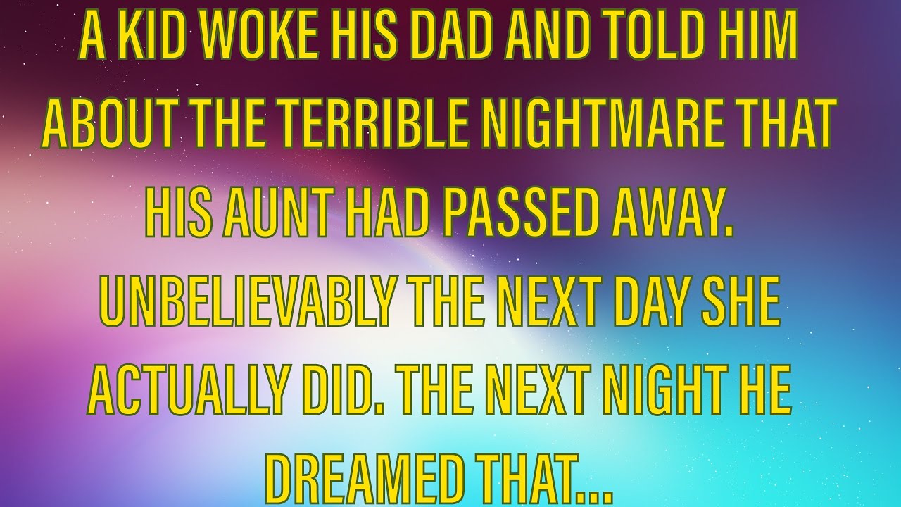 Funny Jokes - When They Have A Bad Dream, Believe Them.