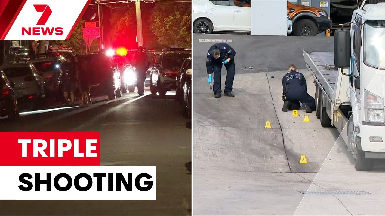 Three shootings rock Western Sydney in four hours | 7NEWS