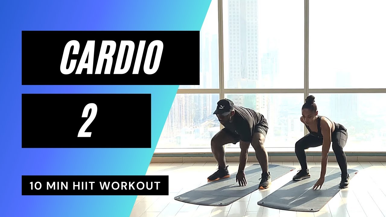10 MIN HIIT WORKOUT CARDIO SESSION | MrandMrsMuscle
