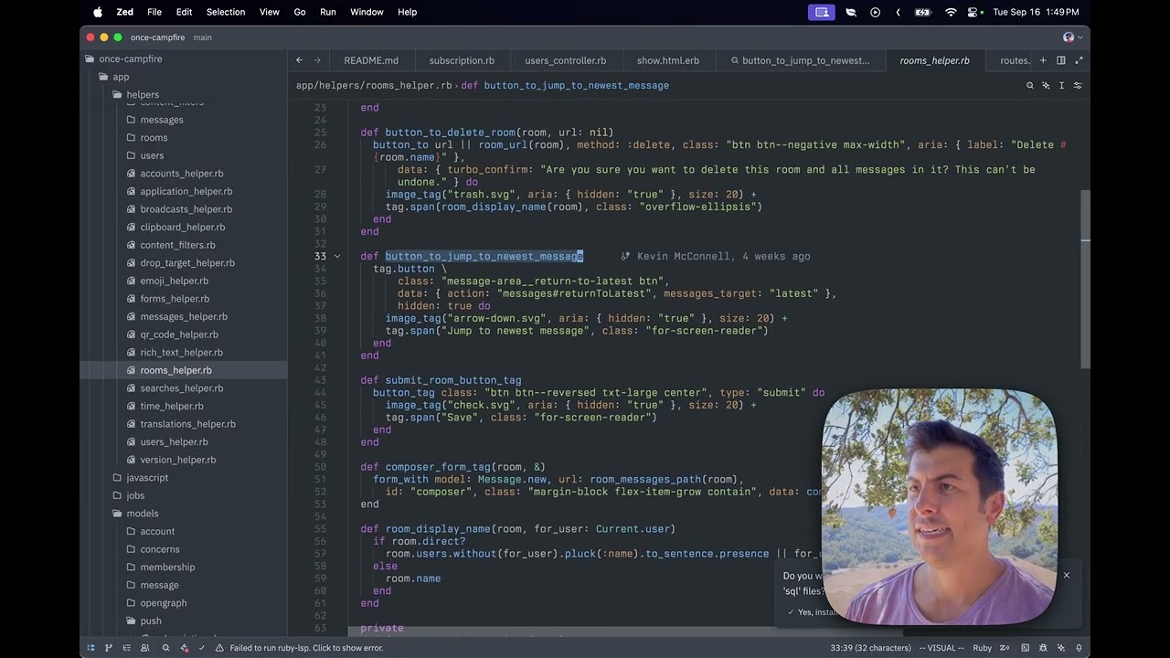 37signals Campfire Rails App: Read The Friendly Source Code