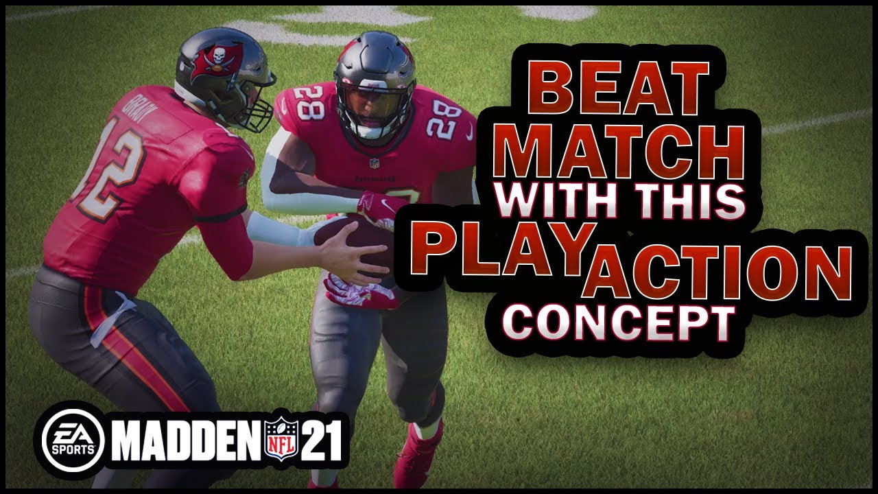 Madden 21 | Beat Match Coverage for EASY Yards with this Play Action Concept !