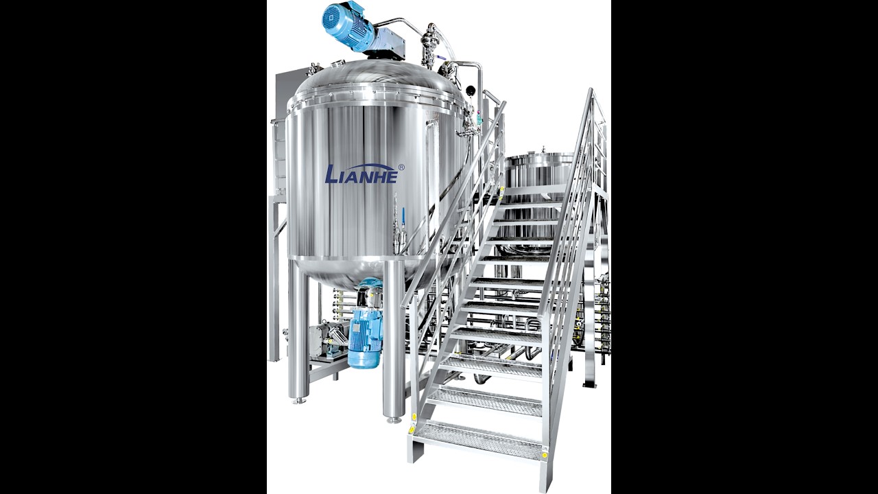 Test Video-2000L Vacuum Emulsifying Mixer (Fixed Type)