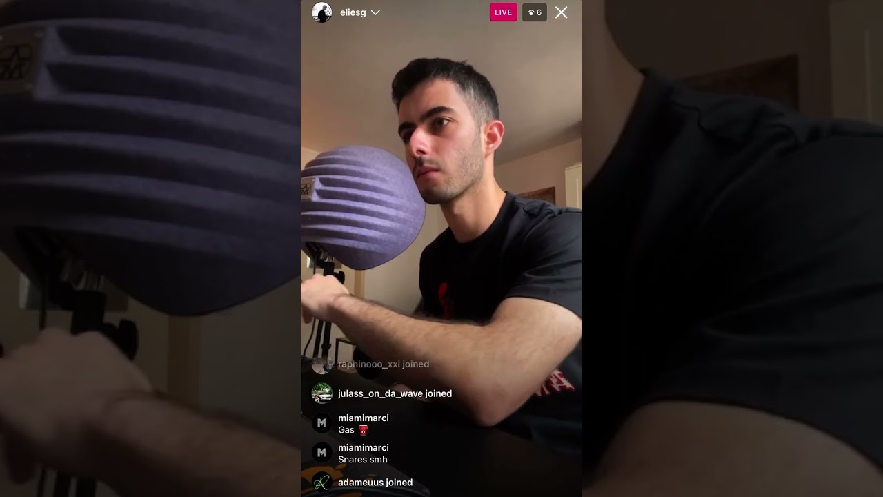 ELIESG plays CRAZY new beats on IG Live 🦾 💫🔮 [8/7]