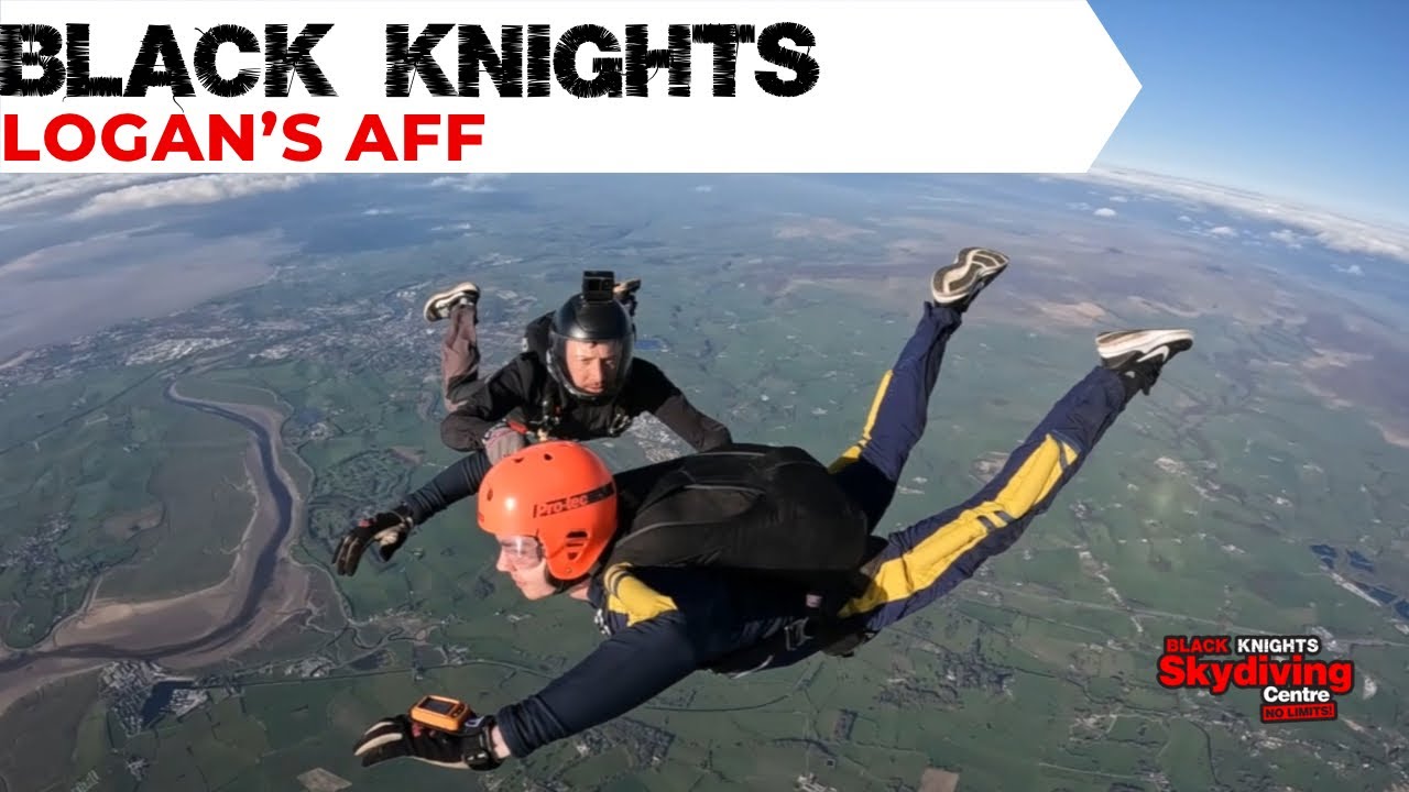 Logan’s Accelerated Freefall | SKYDIVE at Black Knights Skydiving Centre