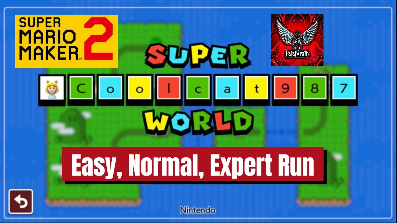 Super Mario Maker 2 - Viewer Super World Easy Normal Expert Run [02] Mario Day 2026