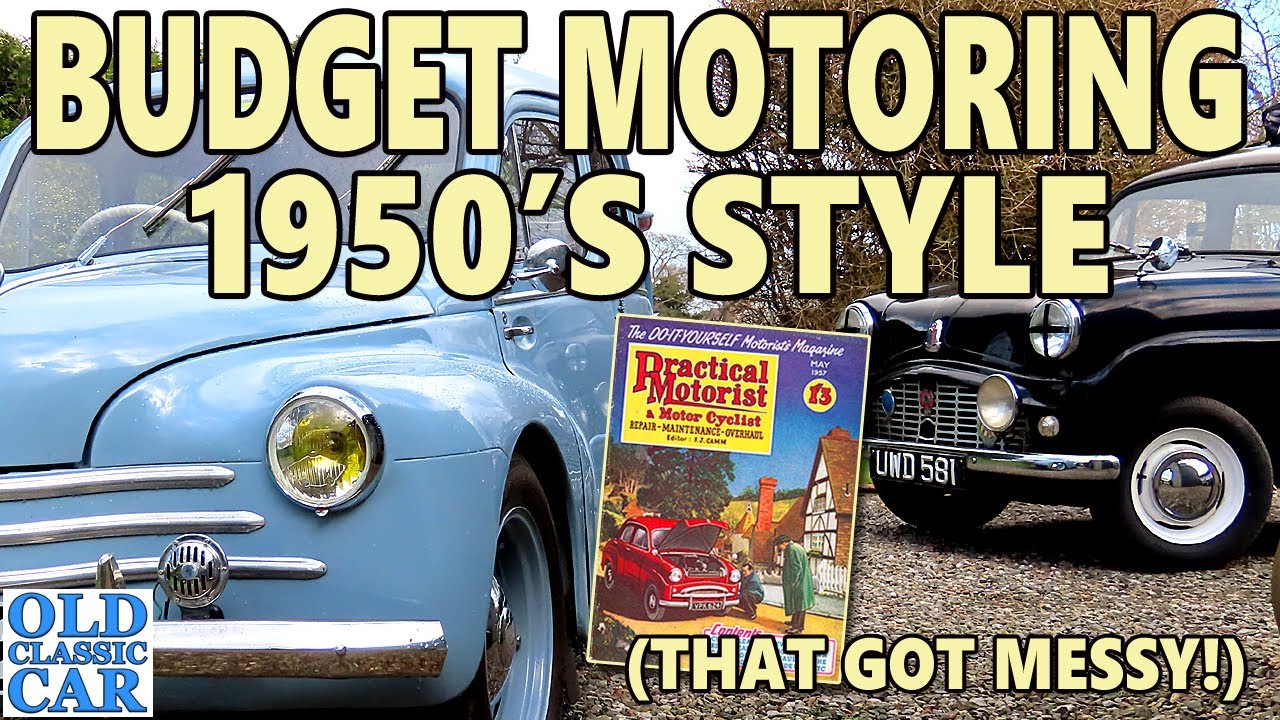 Budget motoring in 1950s cars - Renault 4CV & Standard 8