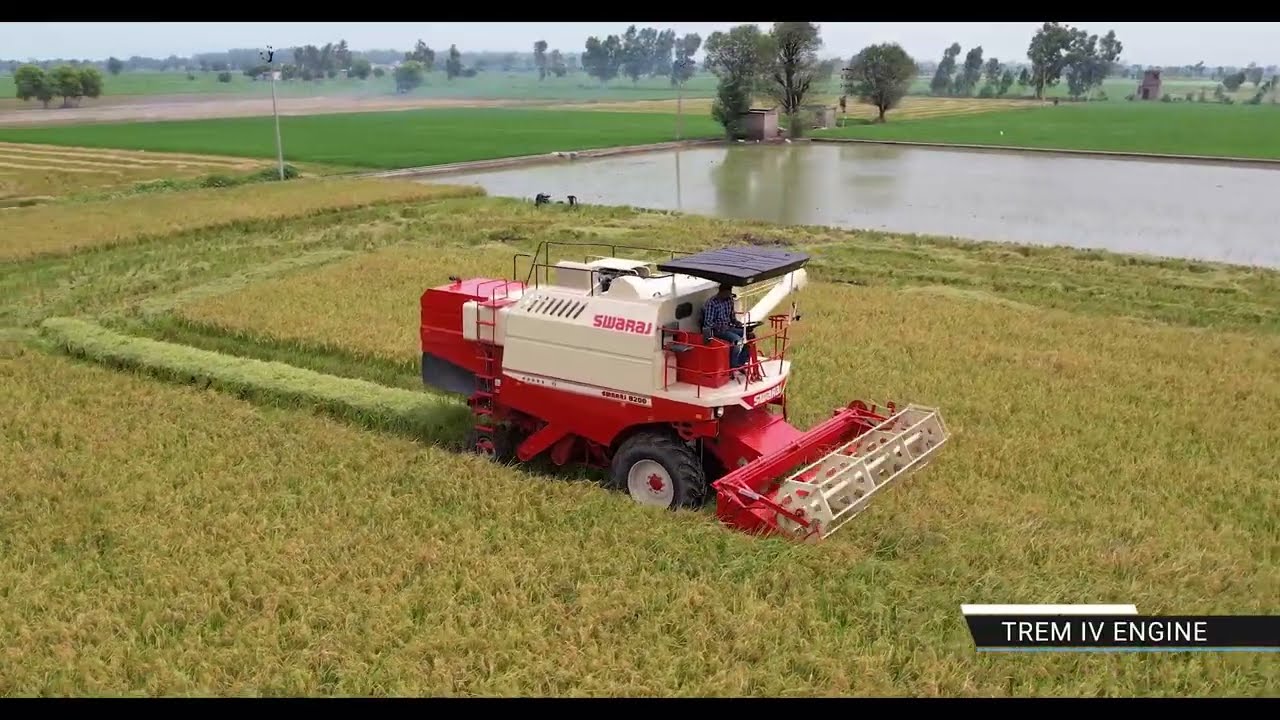 India's 1st intelligent harvester with Smart E-Technology.