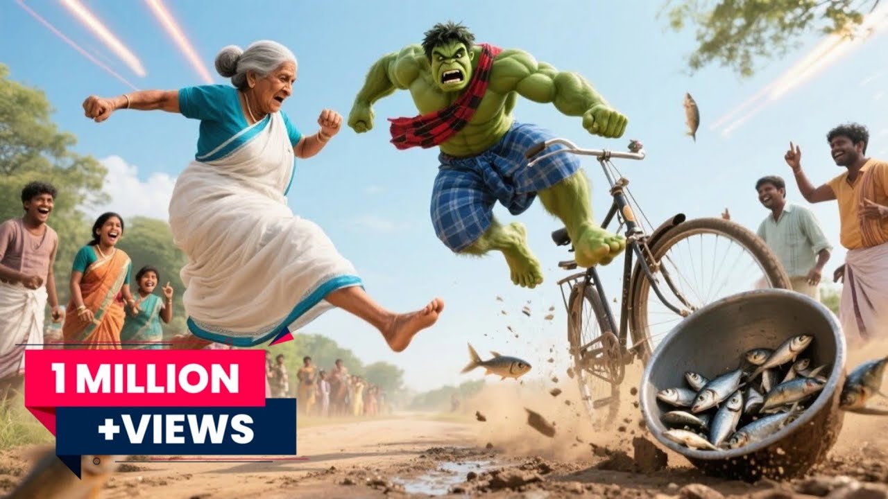 “হাল্কা খেলো দাদির মাইর | Hulk Funny Village Comedy | Bangla Funny Video 2025 | দাদি বনাম হাল্ক |
