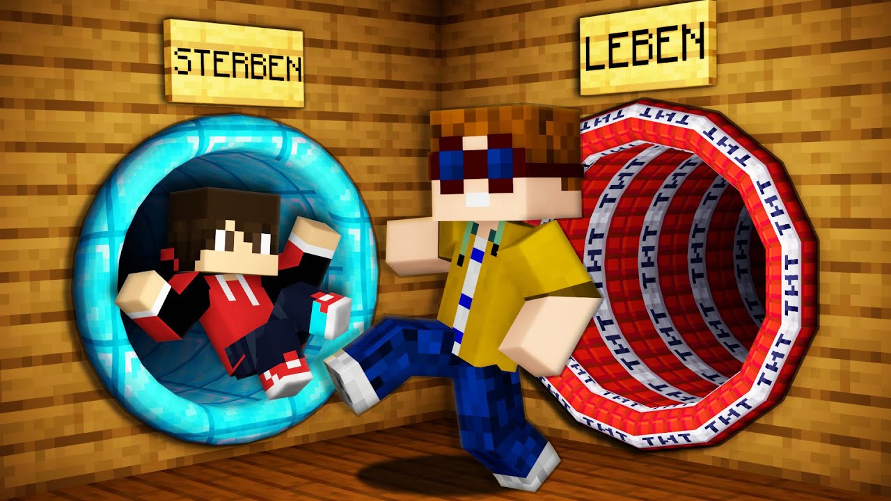 PAT WÄHLT die RICHTIGE RUTSCHE in Minecraft!