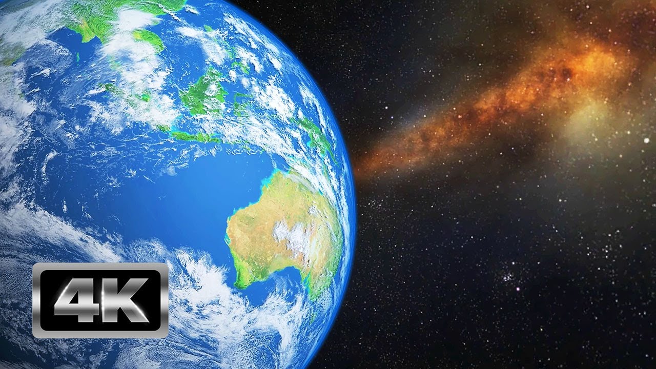Earth from Space 4K - 1 Hour Calm Ambient Music TV Wallpaper with our Planet