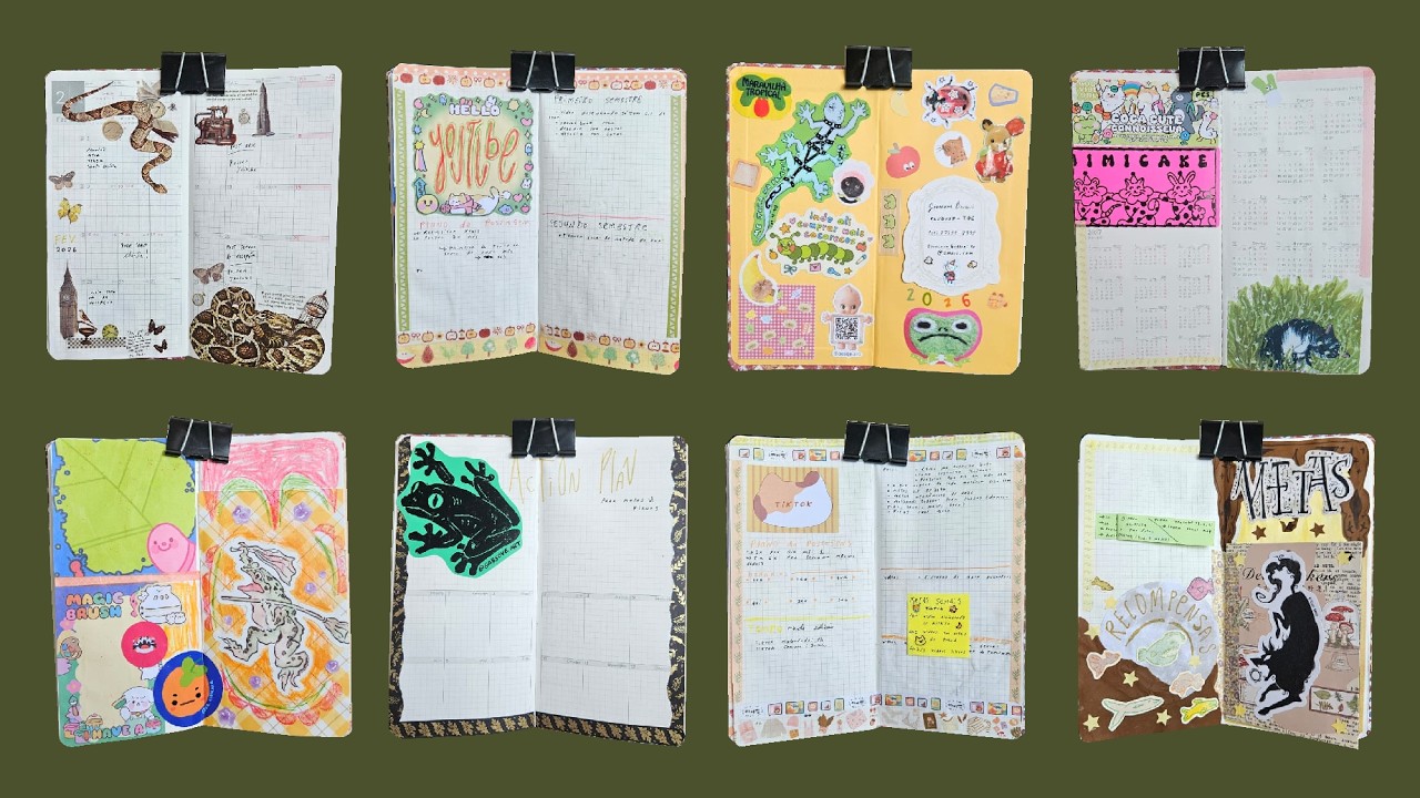 PLAN WITH ME 2026 - Primeiras Páginas do Ano no Meu Planner da KINBOR!