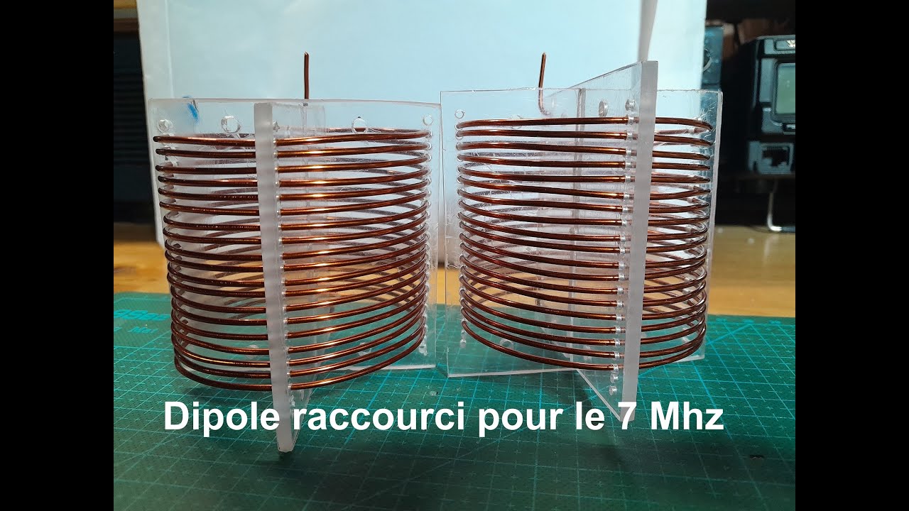 Réalisation d'un dipôle raccourci pour la bande des 7 MHz