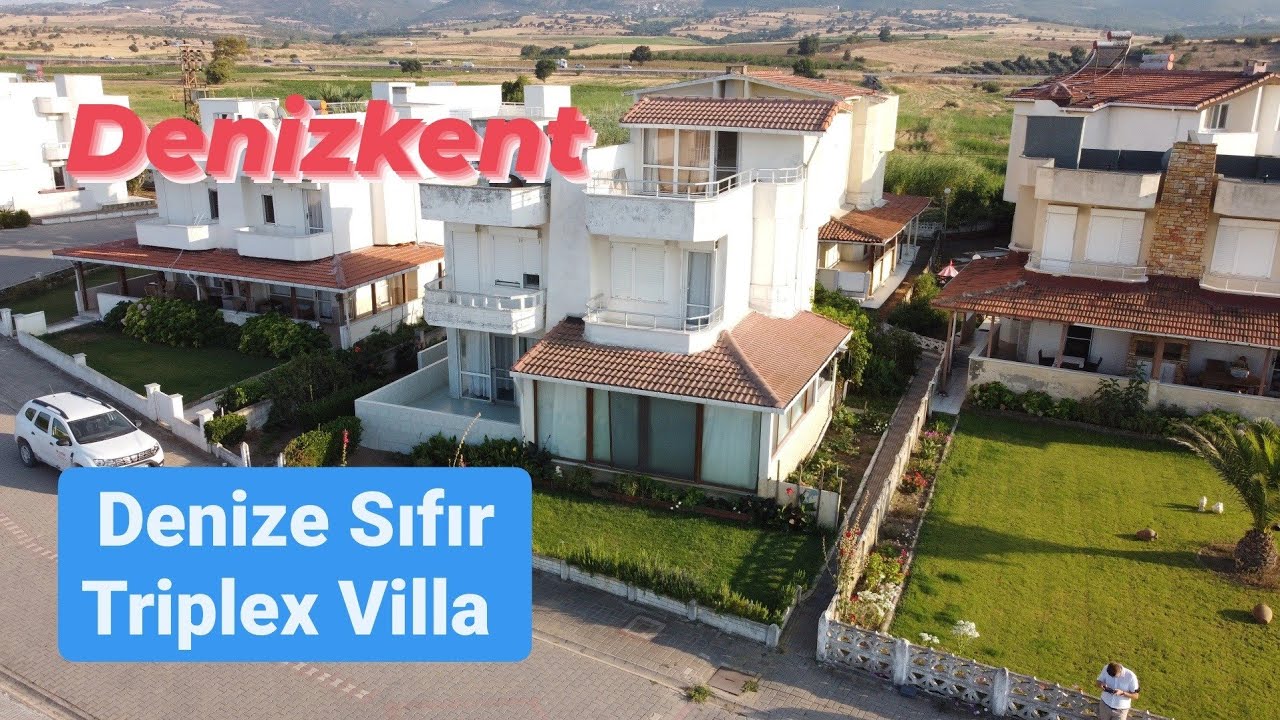 Satıştan Vazgeçildi! Denize Sıfır Muhteşem Konumlu Trıplex Villa