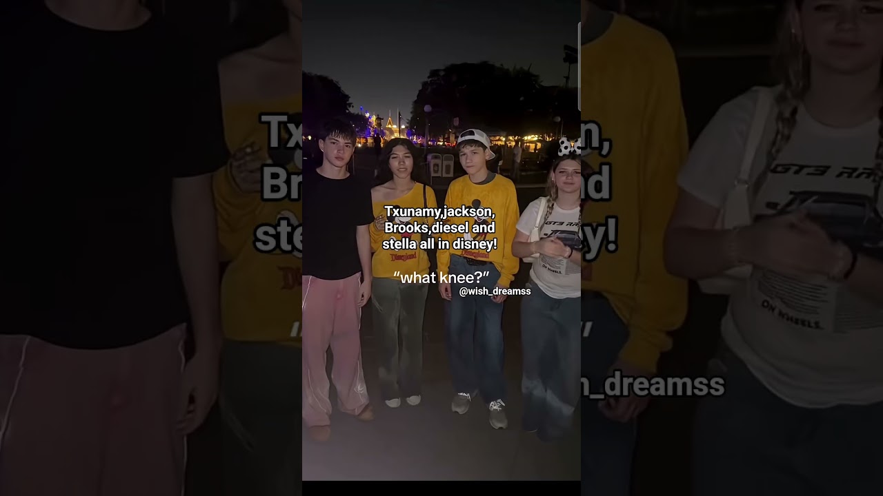 Txunamy,jackson,Brooks,diesel and stella in disney!#jackson #txunamy #brooks #brooknamy #tiktok #fyp