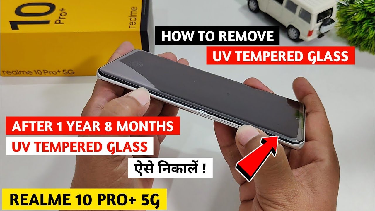 How To Remove UV Tempered Glass | Removing UV Tempered Glass From Curved Display Phone