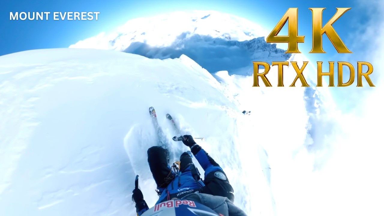 MOUNT EVEREST (4K HDR) The World's First No-Oxygen Ski Descent
