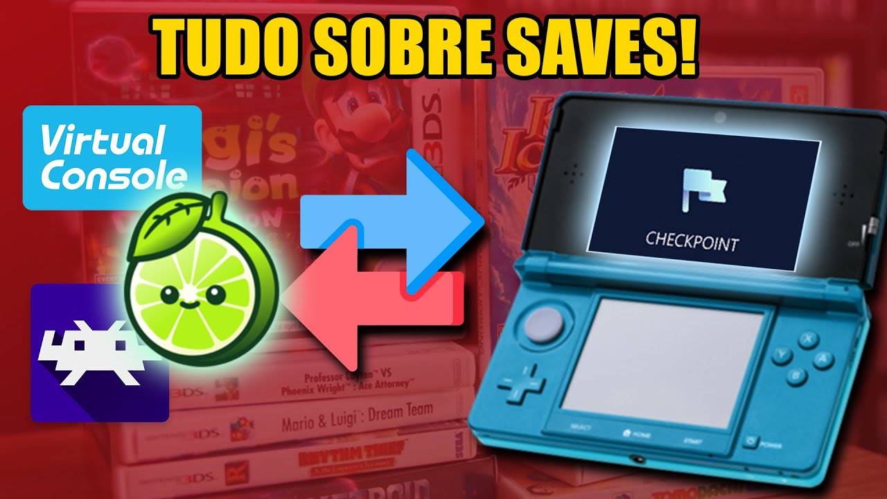 Como importar e exportar SAVES do 3DS para emuladores e Virtual Console!