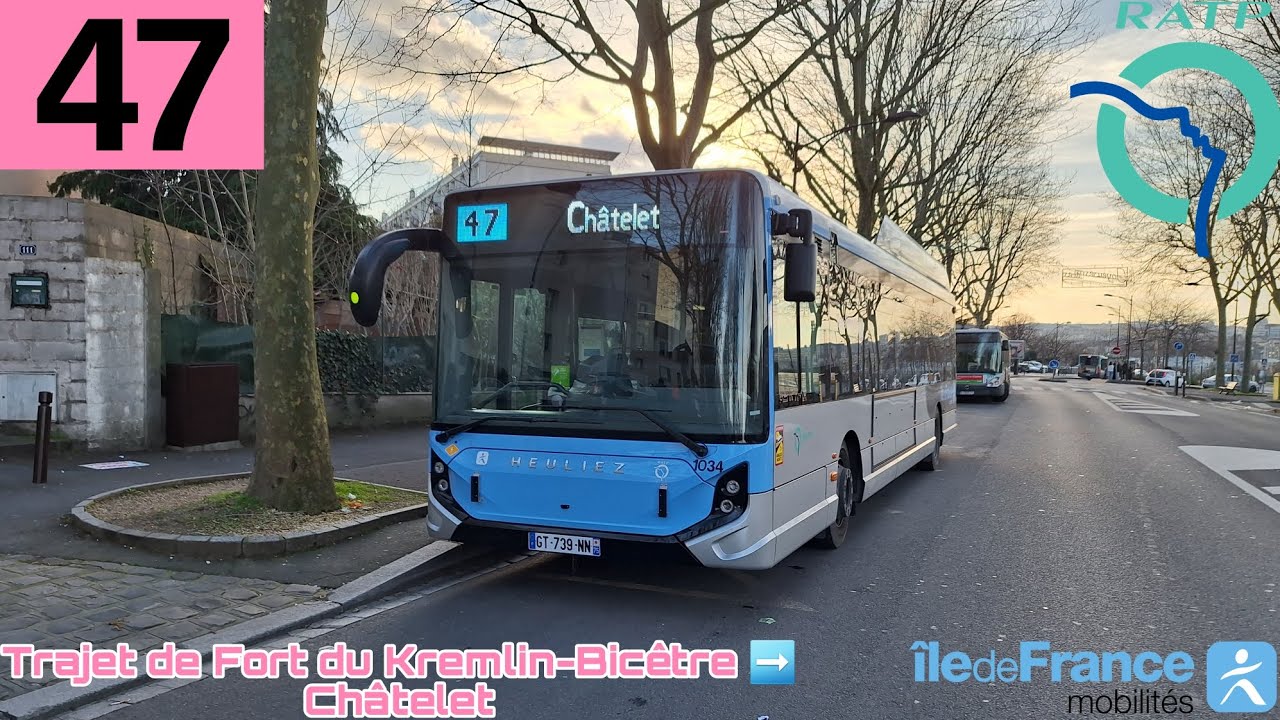 🚍BUS 47 (RATP) : Trajet à bord d'un HeuliezBus GX337 SE (3p) - Version 4 N⁰1052 (Toute la ligne)
