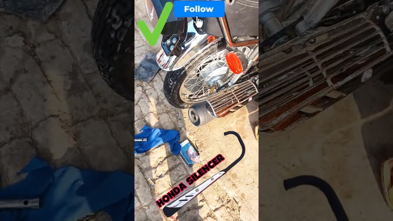 "Bike Silencer Ka Sound Sahi Karna | CD-70 Aur Small Bikes Ki Silencer Repair Tips
