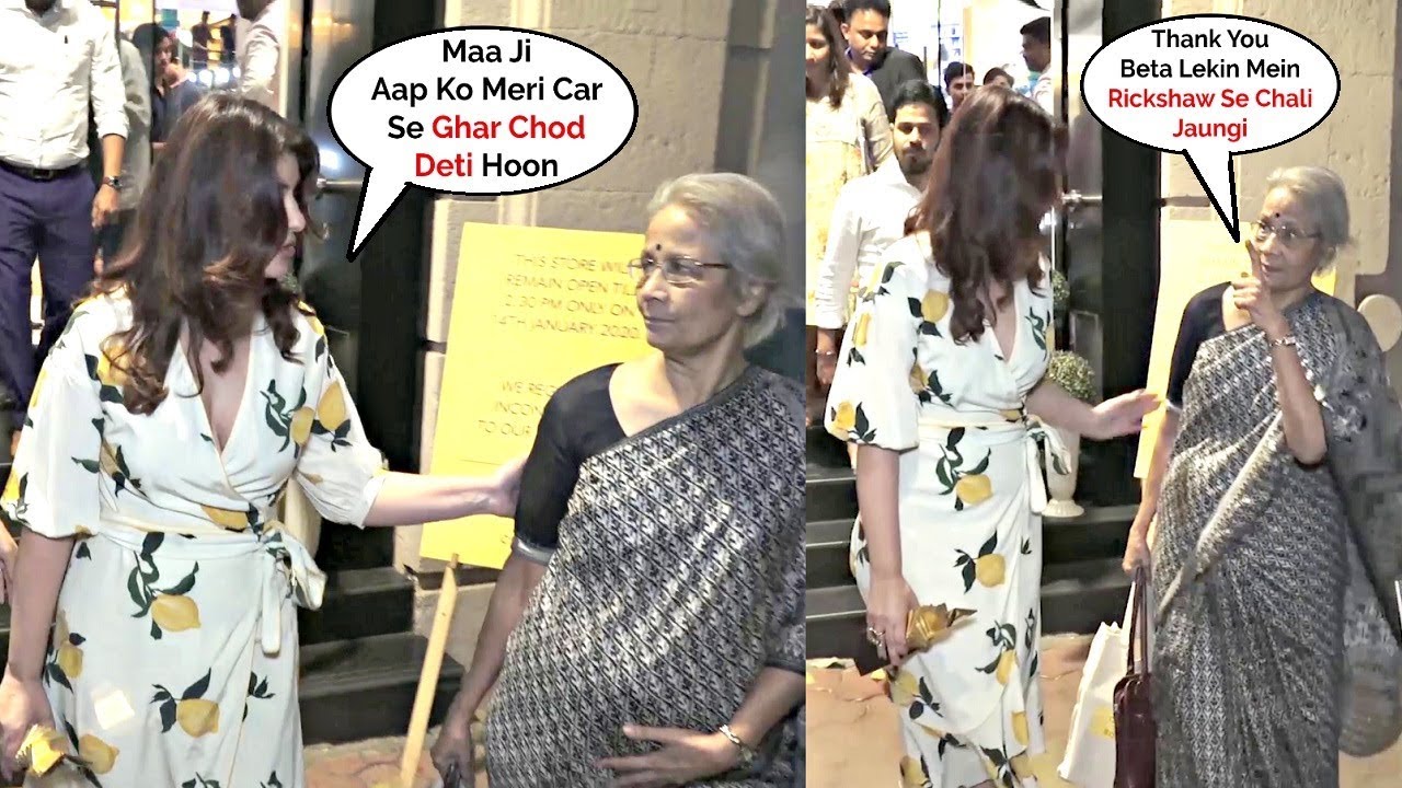 Twinkle Khanna Sweet Gesture Towards A Old Lady At Crossword Book Awards 2020