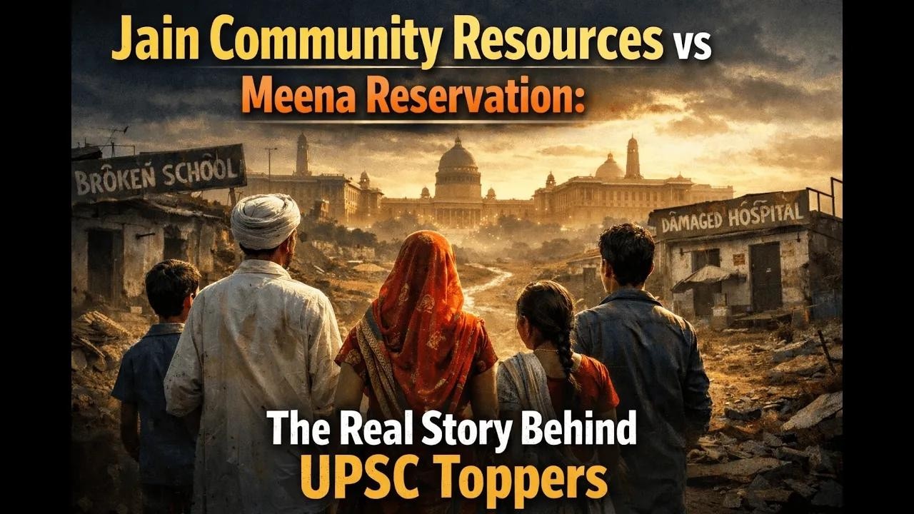 Jain Community Resources vs Meena Reservation: The Real Story Behind UPSC Toppers | Daksha #upsc