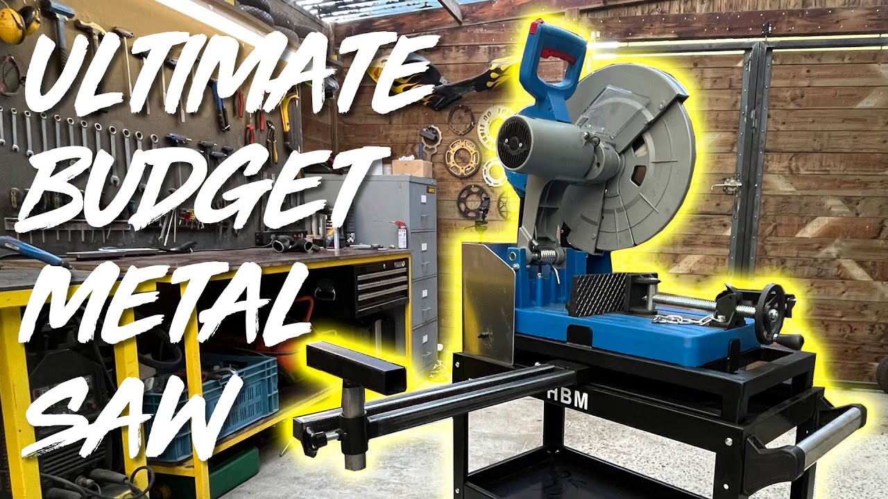 Ultimate Budget Metal Miter Saw Setup - DIY project