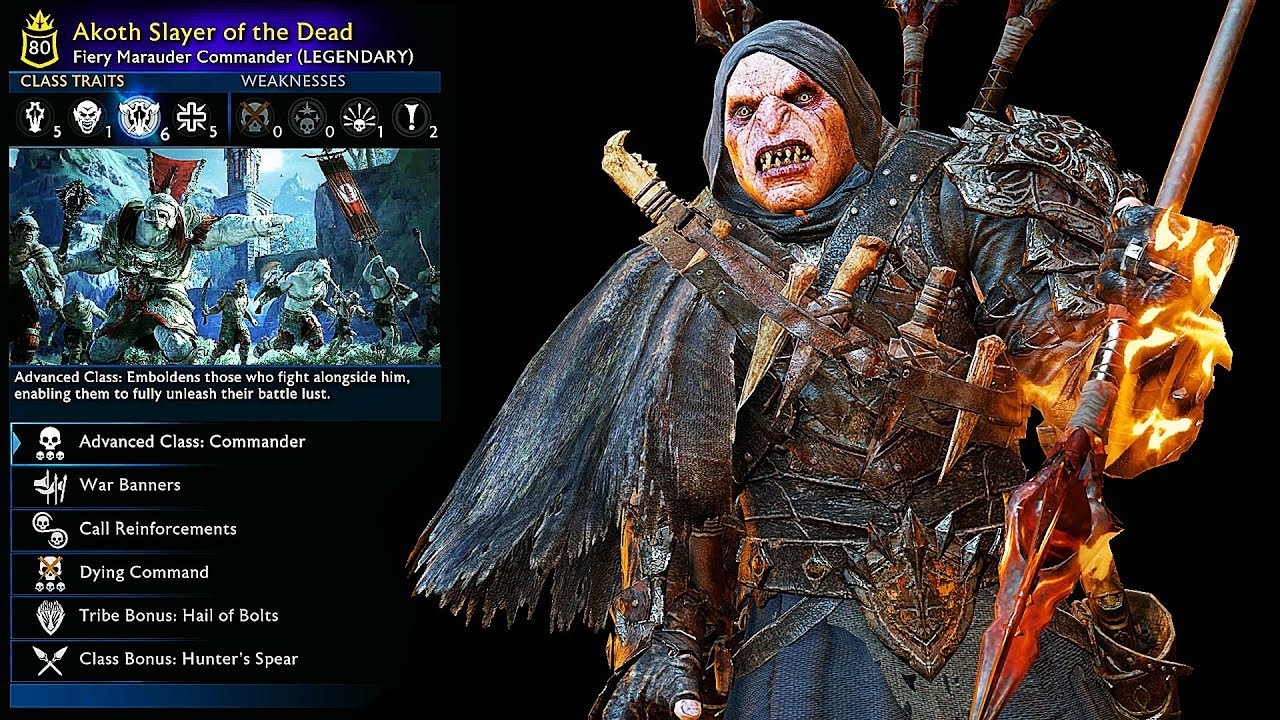 SHADOW OF WAR - UNIQUE SLAYER OF THE DEAD OVERLORD DIFFICULTY NEMESIS IN DESERT