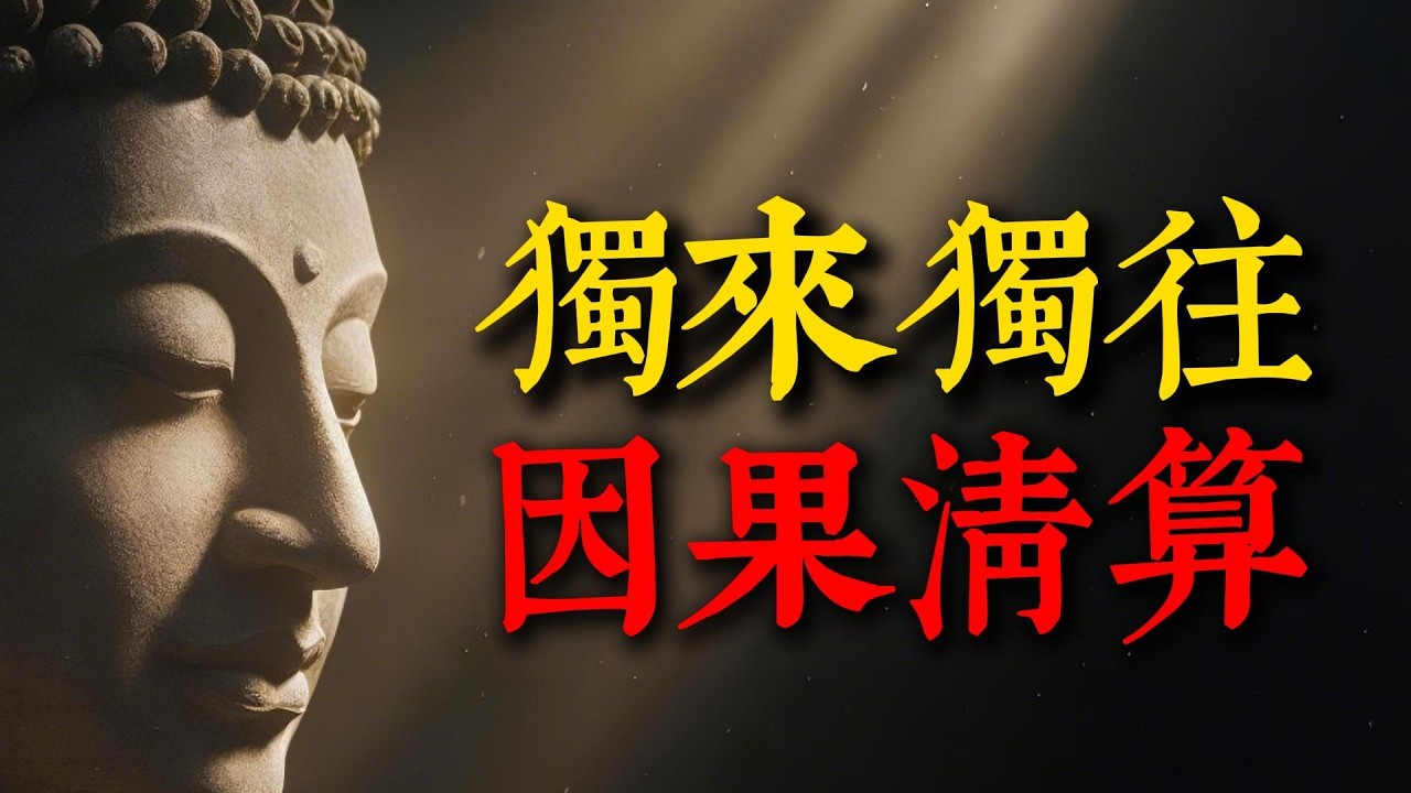 那些獨來獨往的人，背負著怎樣的因果業力？揭秘孤獨背後的業力密碼：為什麼層次越高的人，越喜歡獨處？#因果業力 #獨處 #靈魂覺醒 #佛法智慧 #生命真相