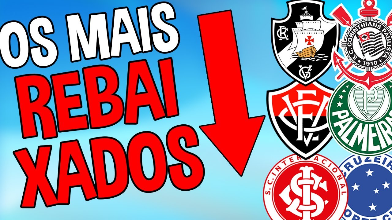 OS TIMES MAIS REBAIXADOS DO BRASILEIRÃO!!