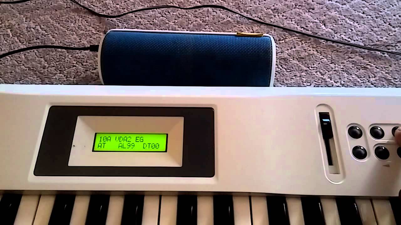Como edictar el trombon en un korg x5