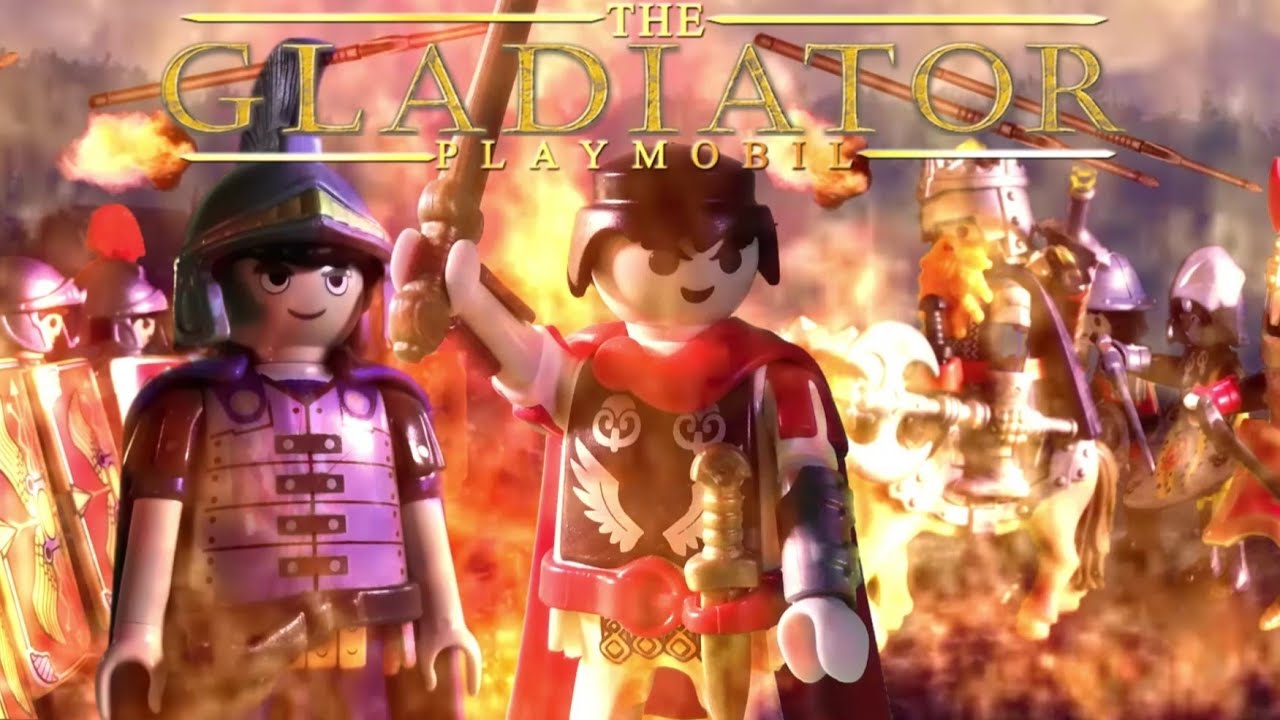 The Gladiator - the initial battle - recreation with Playmobil