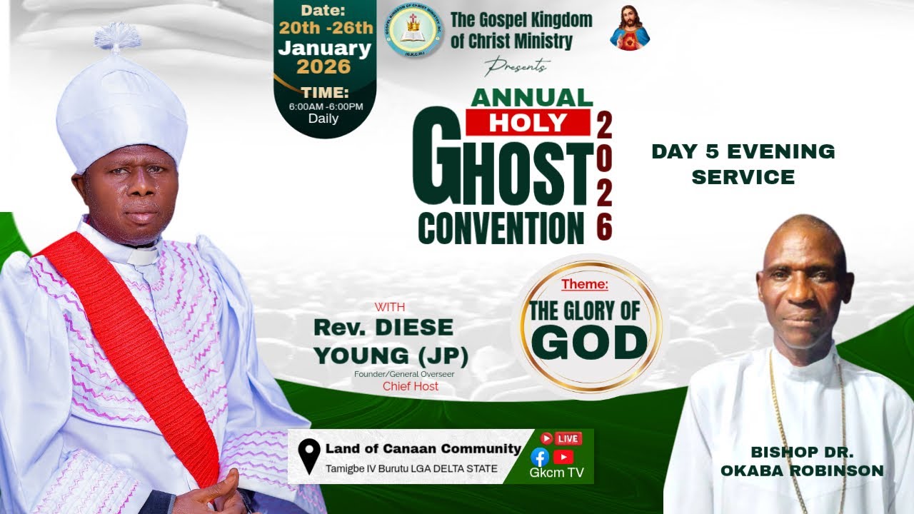 ANNUAL HOLY GHOST CONVENTION DAY 5 EVENIG SERVICE