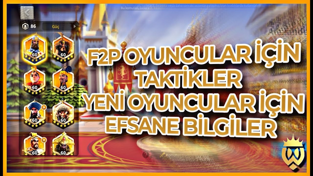 💥F2P OYUNCULARIN YAPMASI GEREKEN ÖNEMLİ TAKTİK & BİLGİLER | Rise of Kingdoms