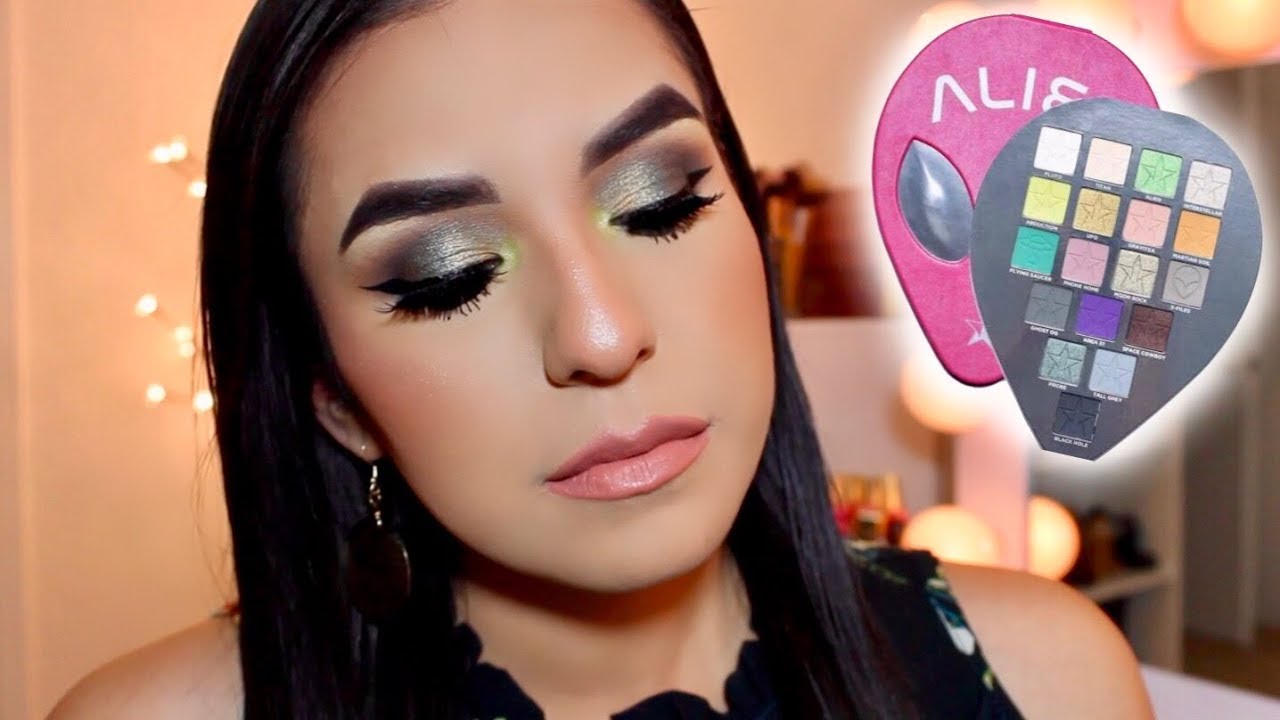 JEFFREE STAR ALIEN PALETTE EYESHADOW TUTORIAL