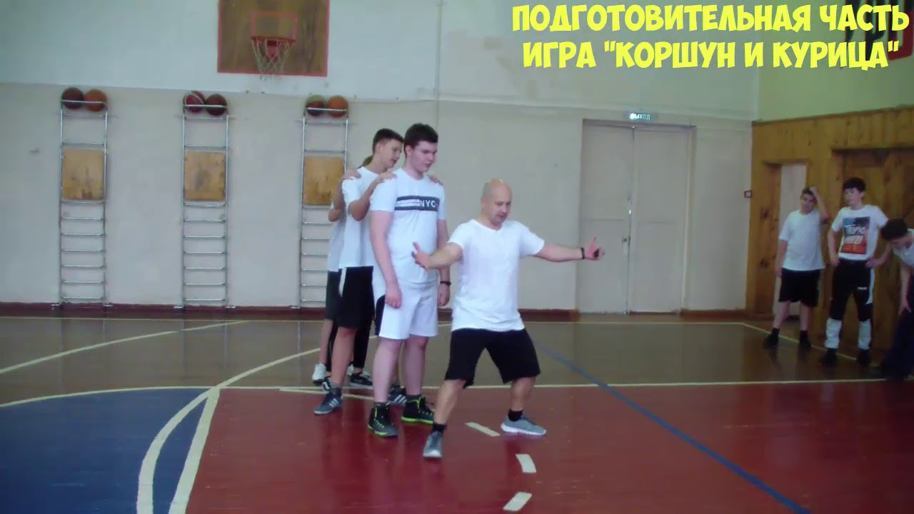Урок по баскетболу в 8 классе