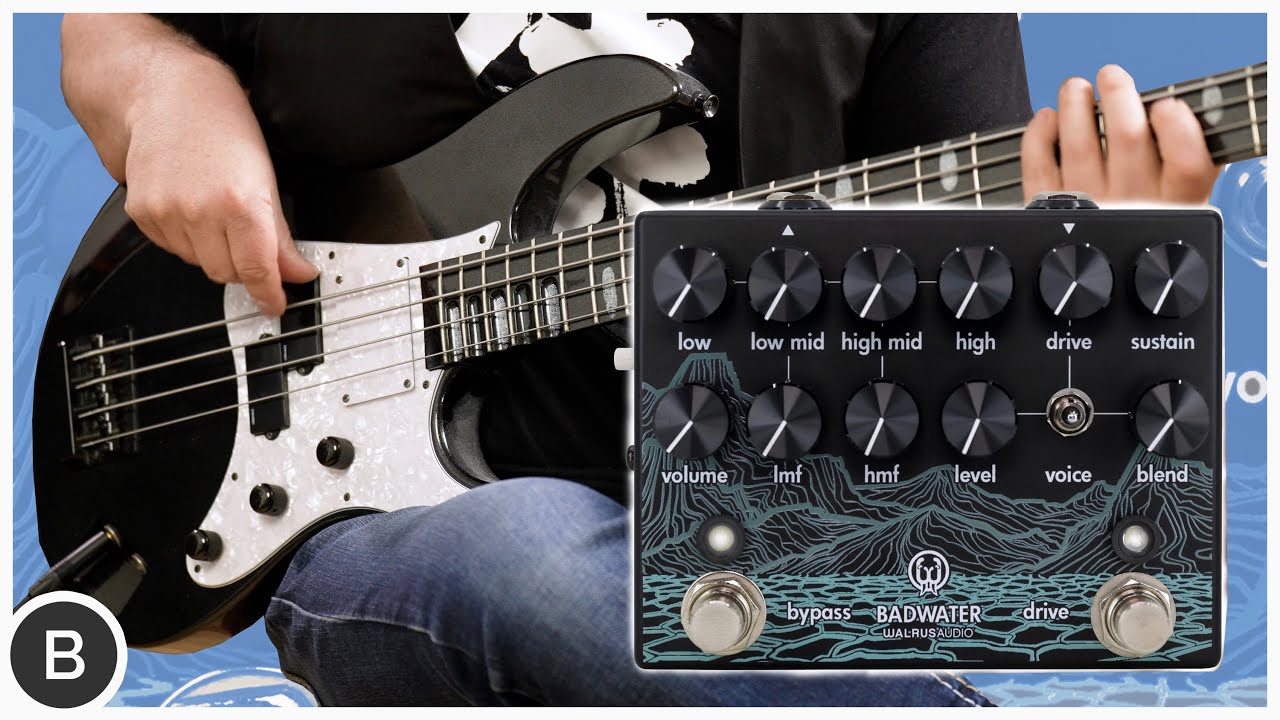 WALRUS AUDIO BADWATER // BASS DRIVE, PREAMP & DI